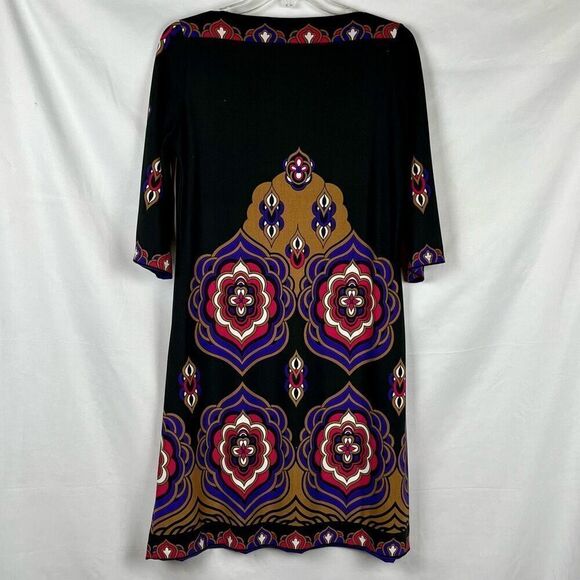 Forever Printed Shift MIDI Dress - Picture 4 of 10